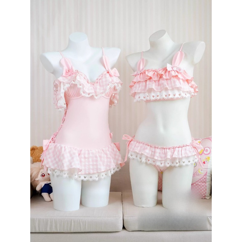 Cosplay Duo Anime - Kawaii Anime Swimsuit Japanese Cute Bodysuit