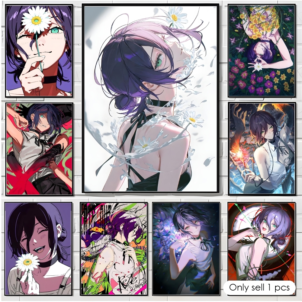 Anime Cosplay Wallpaper - Anime C-Chainsaw Man Reze Poster Decorative