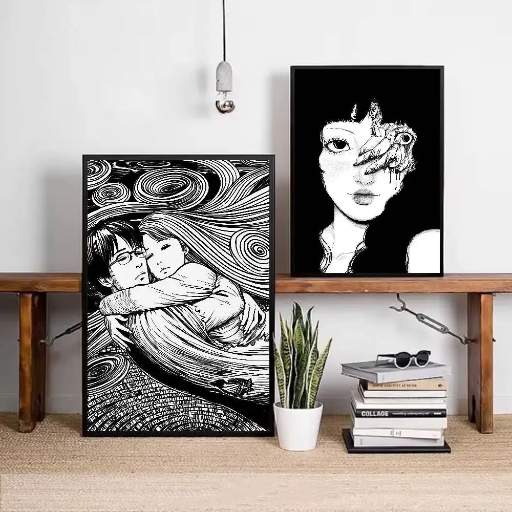 Anime Cosplay Wallpaper - Black And White Horror Anime Style