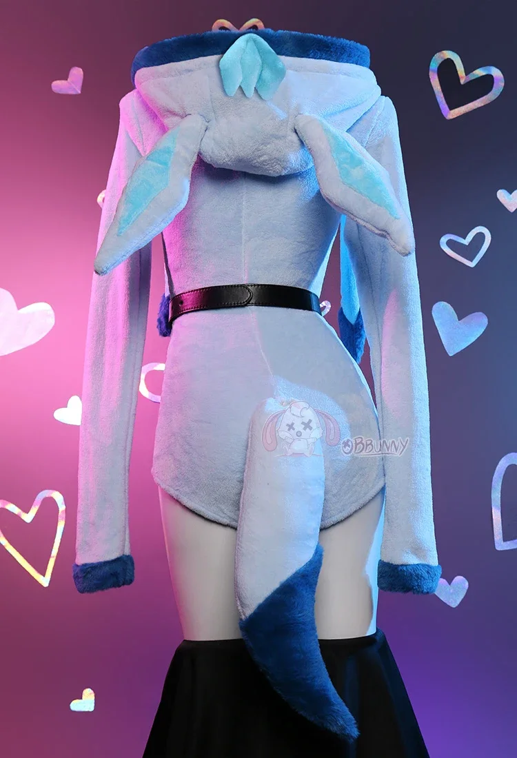 Anime Cosplay Bodysuit - Blue Furry Vaporeon Bodysuit Anime Cosplay