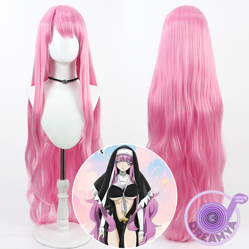 Cosplay Anime Pink Hair - Sister Gigant Cosplay Wig Mahou Shoujo
