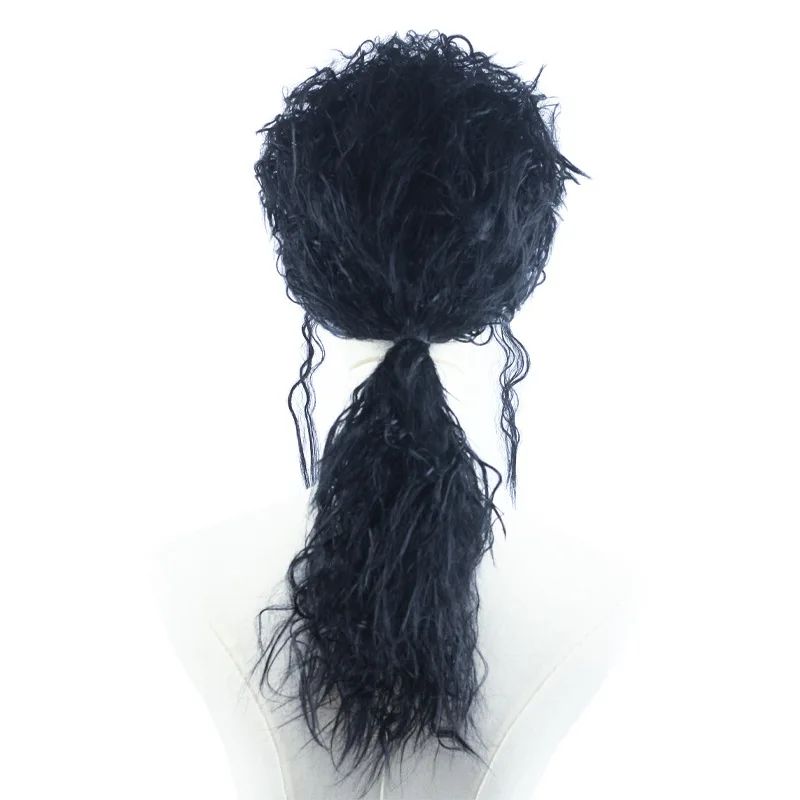 MJ Michael Cosplay Black Wig J - Anime Cosplay Long Black Hair avis et prix