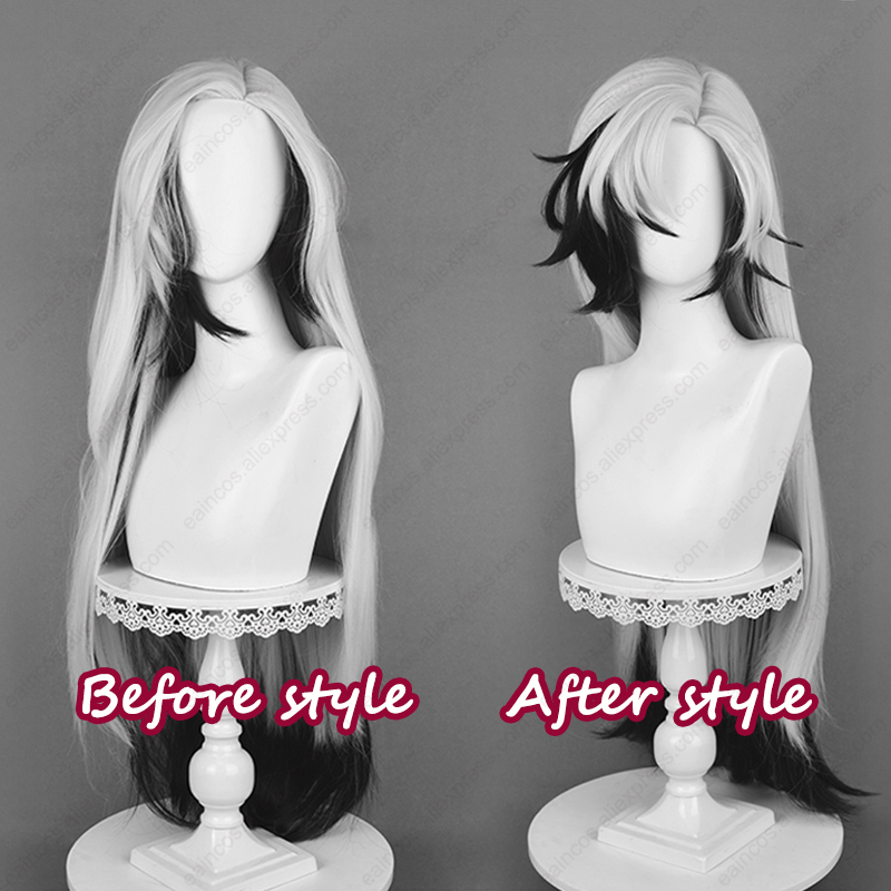 HSR Boothill Cosplay Wig 92cm  - Anime Cosplay Long Black Hair avis et prix