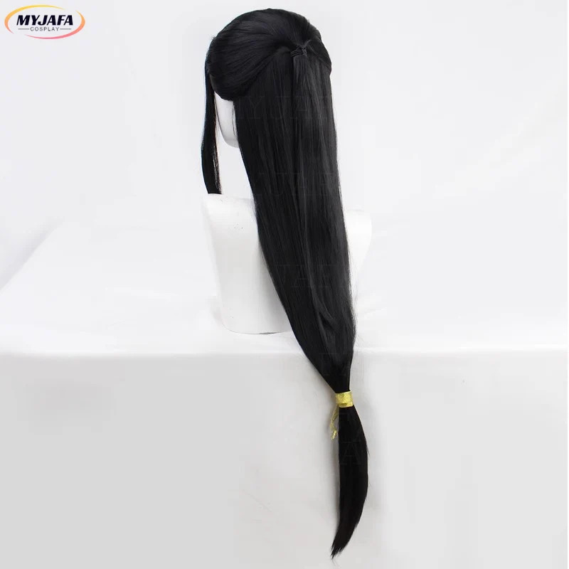 CyJin Guangyao Cosplay Wig Jin - Anime Cosplay Long Black Hair avis et prix