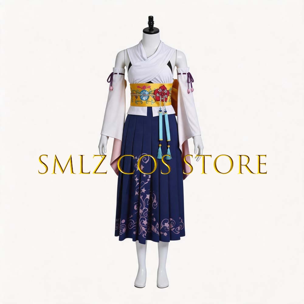 Smlz FFX Yuna Cosplay Anime FF - Anime Cosplay Kimono avis et prix