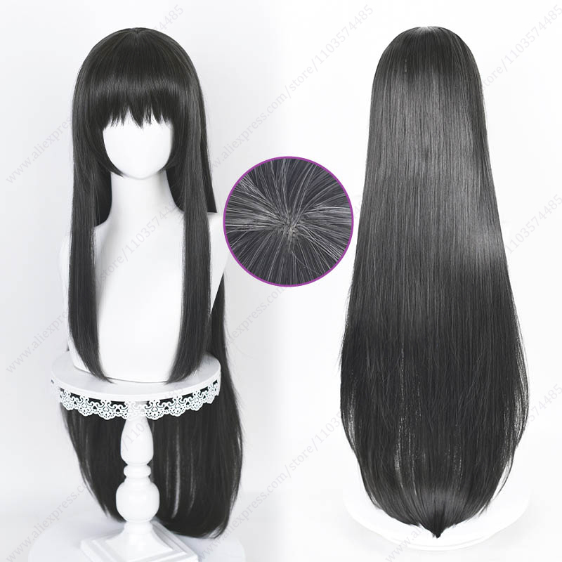 Akemi Homura 90cm Long Straigh - Anime Cosplay Long Black Hair avis et prix