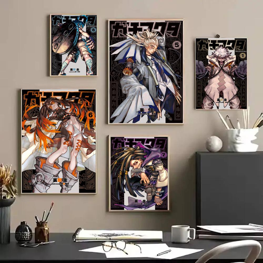 Anime G-GACHIAKUTA Poster Stic - Anime Cosplay Wallpaper avis et prix