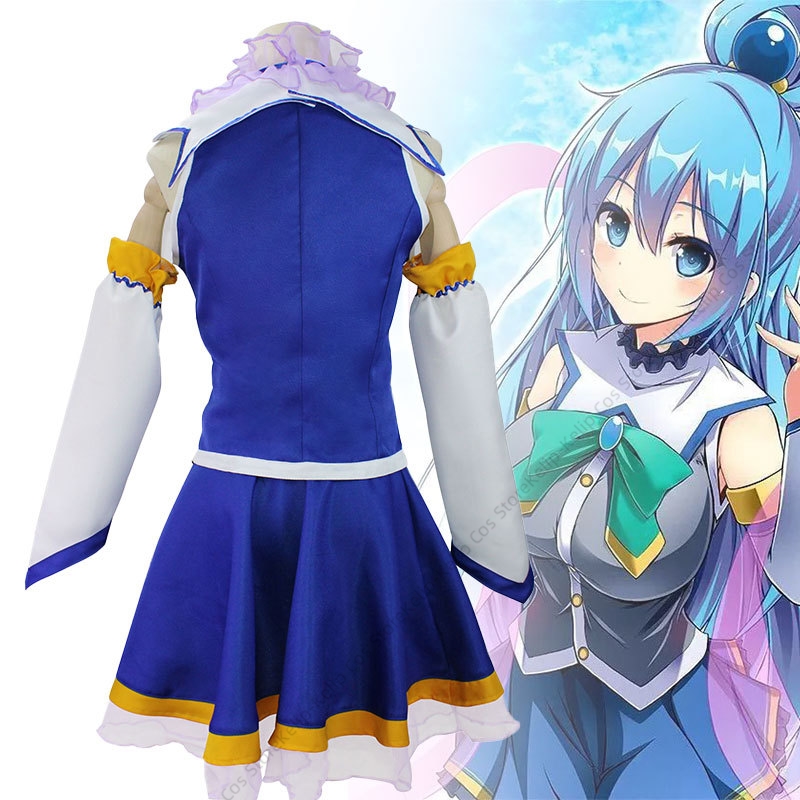 Konosuba Aqua Cosplay Costume  - Cosplay Anime Expo avis et prix