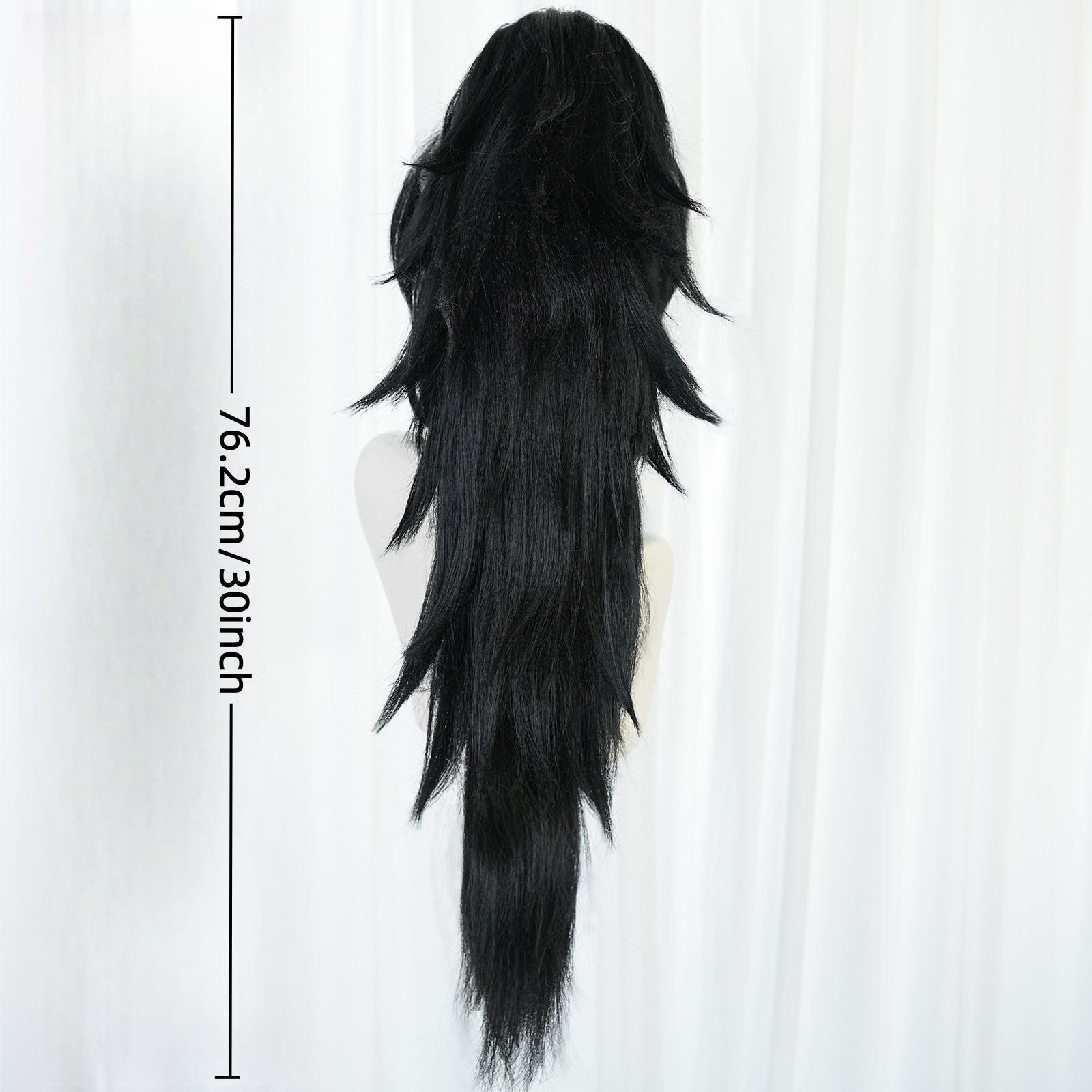 Anime cosplay wig black hairst - Cosplay Anime Expo avis et prix