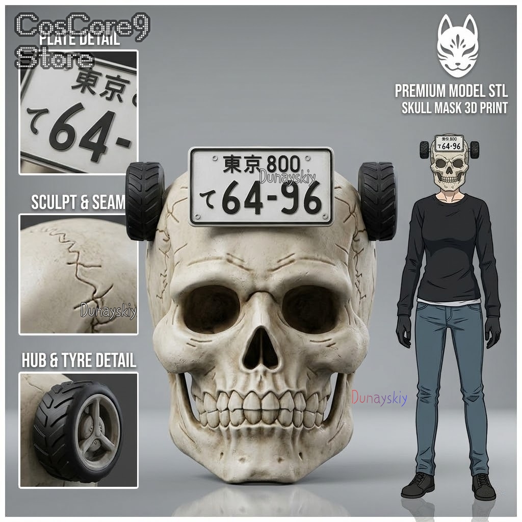 Dorohedoro Ebisu Skull Mask Co - Anime Cosplay Face avis et prix
