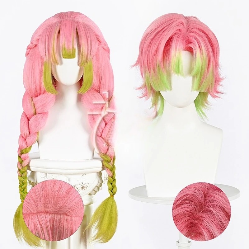 Kanroji Mitsuri Cosplay Wig Pi - Cosplay Anime Pink Hair avis et prix