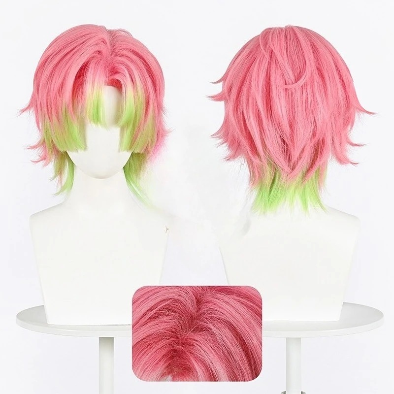 Kanroji Mitsuri Cosplay Wig Pi - Cosplay Anime Pink Hair avis et prix