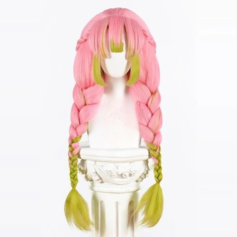 Kanroji Mitsuri Cosplay Wig Pi - Cosplay Anime Pink Hair avis et prix