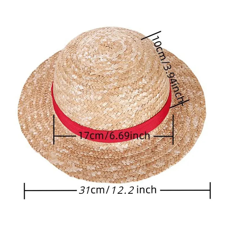 Straw Hat Anime Cosplay Prop L - One Piece Straw Hat avis et prix