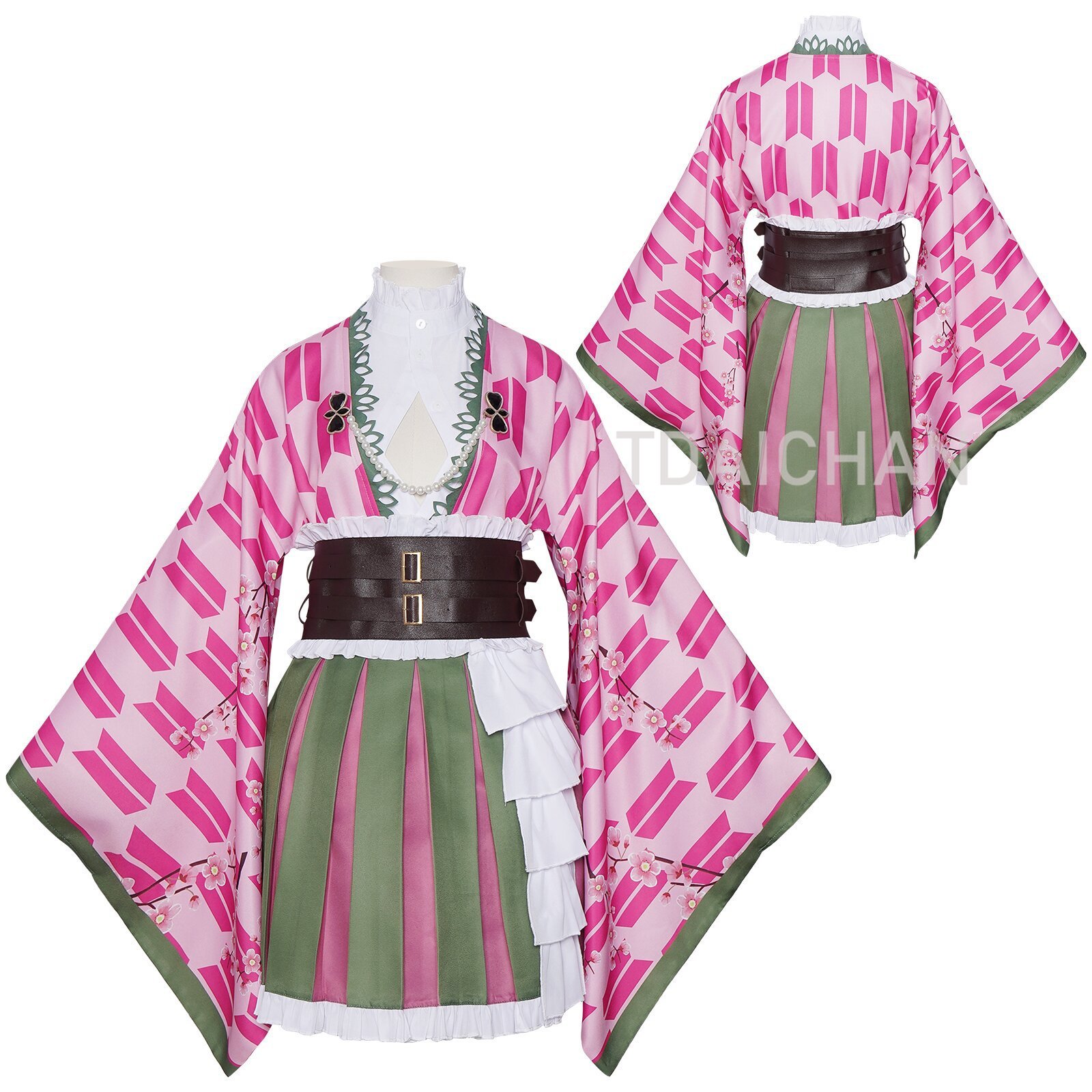 Anime Kanroji Mitsuri Cosplay  - Cosplay Anime Pink Hair avis et prix