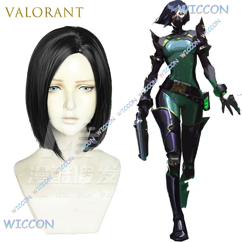 Valorant Viper Snake Mask Wig  - Anime Cosplay Face avis et prix