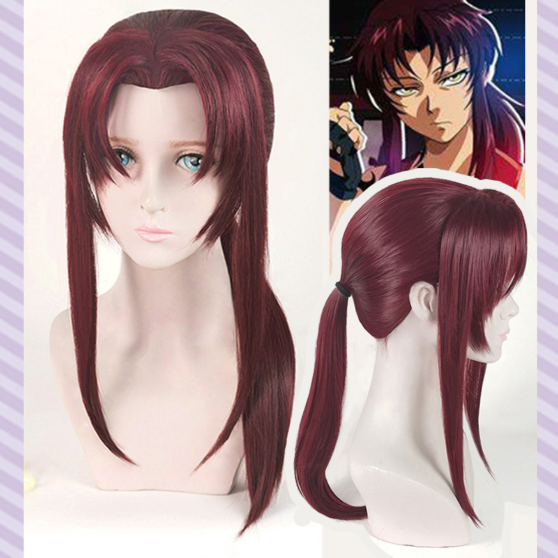 New BLACK LAGOON Rebecca Revy  - Anime Cosplay Long Black Hair avis et prix