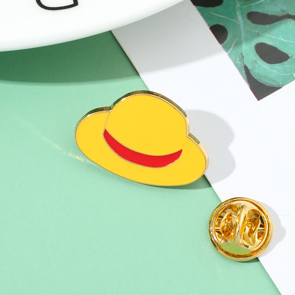 One Piece Brooch Anime Cartoon - One Piece Straw Hat avis et prix