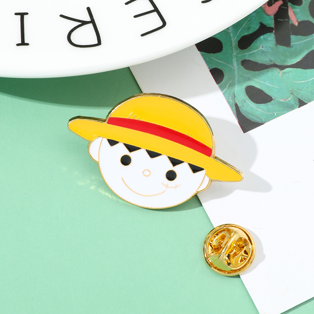 One Piece Brooch Anime Cartoon - One Piece Straw Hat avis et prix