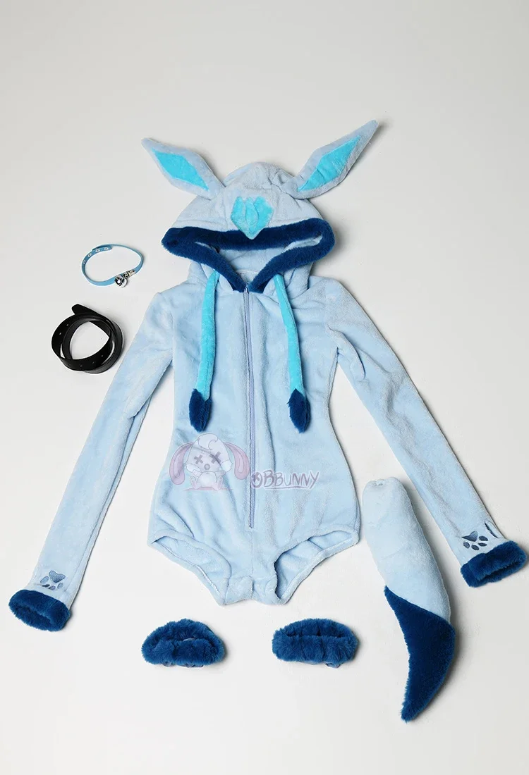 Blue Furry Vaporeon Bodysuit A - Anime Cosplay Bodysuit avis et prix