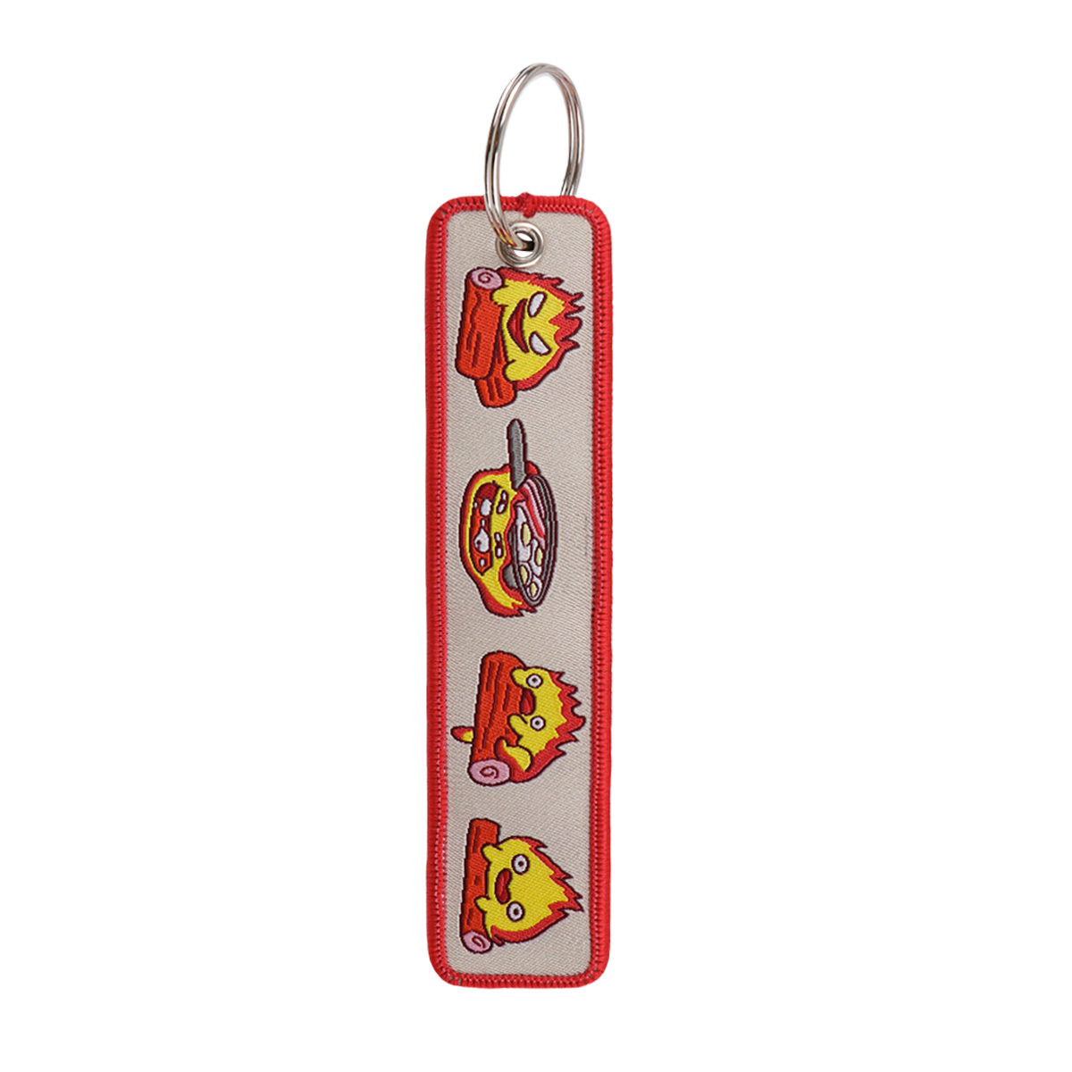 Anime Fire Embroidery Key Fobs - Anime Cosplay Face avis et prix