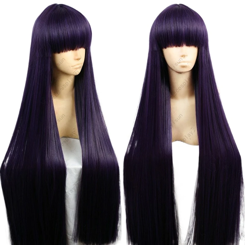 Sailor Mars Rei Hino 100CM Lon - Anime Cosplay Long Black Hair avis et prix
