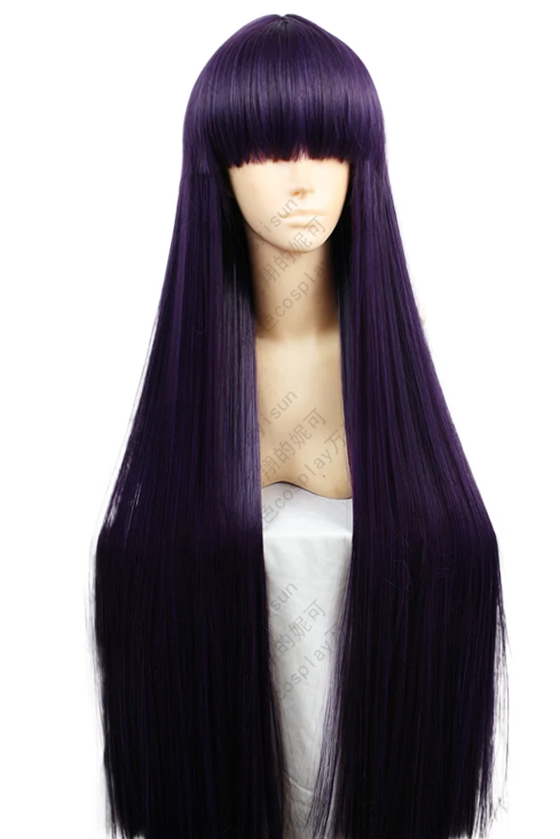 Sailor Mars Rei Hino 100CM Lon - Anime Cosplay Long Black Hair avis et prix