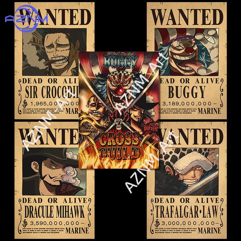Borderless One Piece Wanted Po - One Piece Straw Hat avis et prix