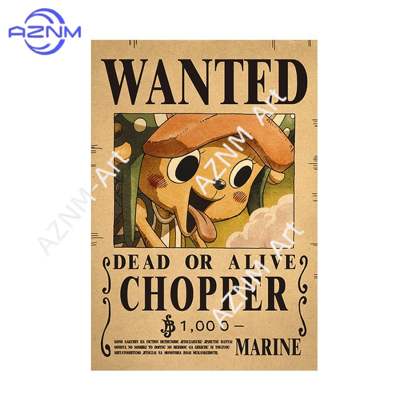 Borderless One Piece Wanted Po - One Piece Straw Hat avis et prix