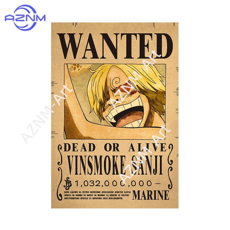 Borderless One Piece Wanted Po - One Piece Straw Hat avis et prix