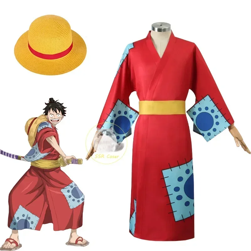Anime Luffy Cosplay Costume, W - Anime Cosplay Kimono avis et prix