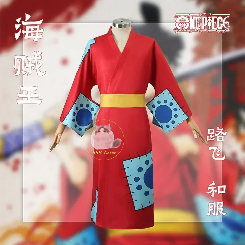 Anime Luffy Cosplay Costume, W - Anime Cosplay Kimono avis et prix