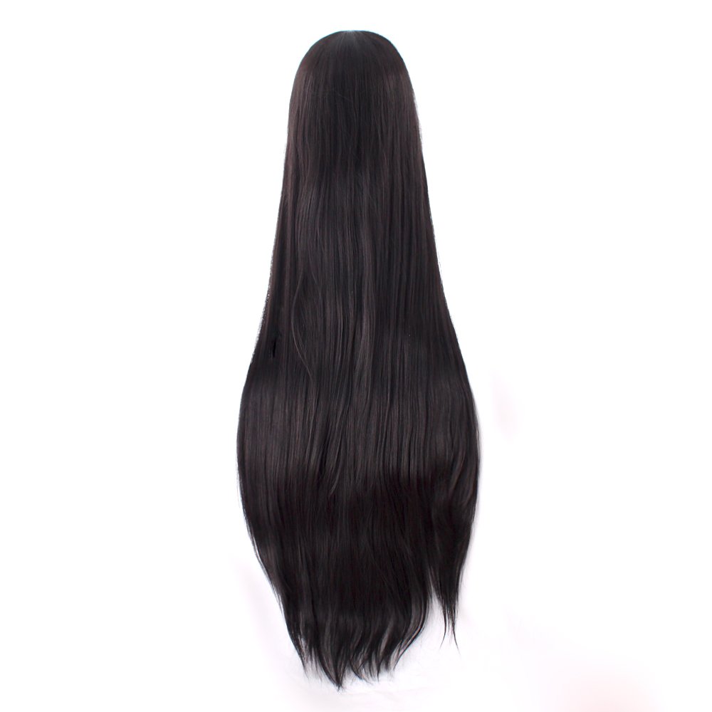 40 Inch 100 cm Long Straight C - Anime Cosplay Long Black Hair avis et prix