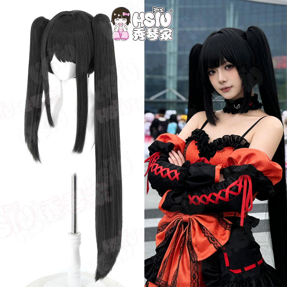 Date A Live Tokisaki Kurumi Co - Anime Cosplay Long Black Hair avis et prix