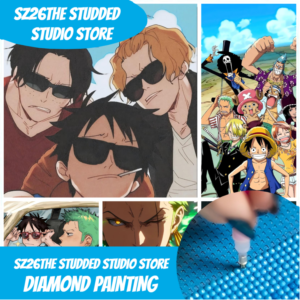 Sz26The Studded Anime One Piec - One Piece Straw Hat avis et prix