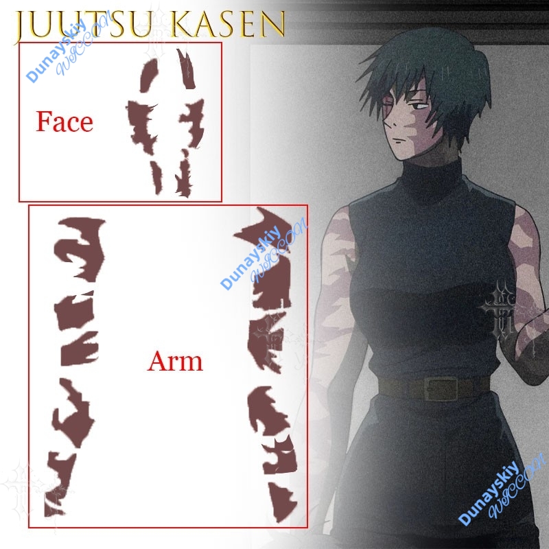 Anime Jujutsu Kaisen Zenin Mak - Anime Cosplay Face avis et prix