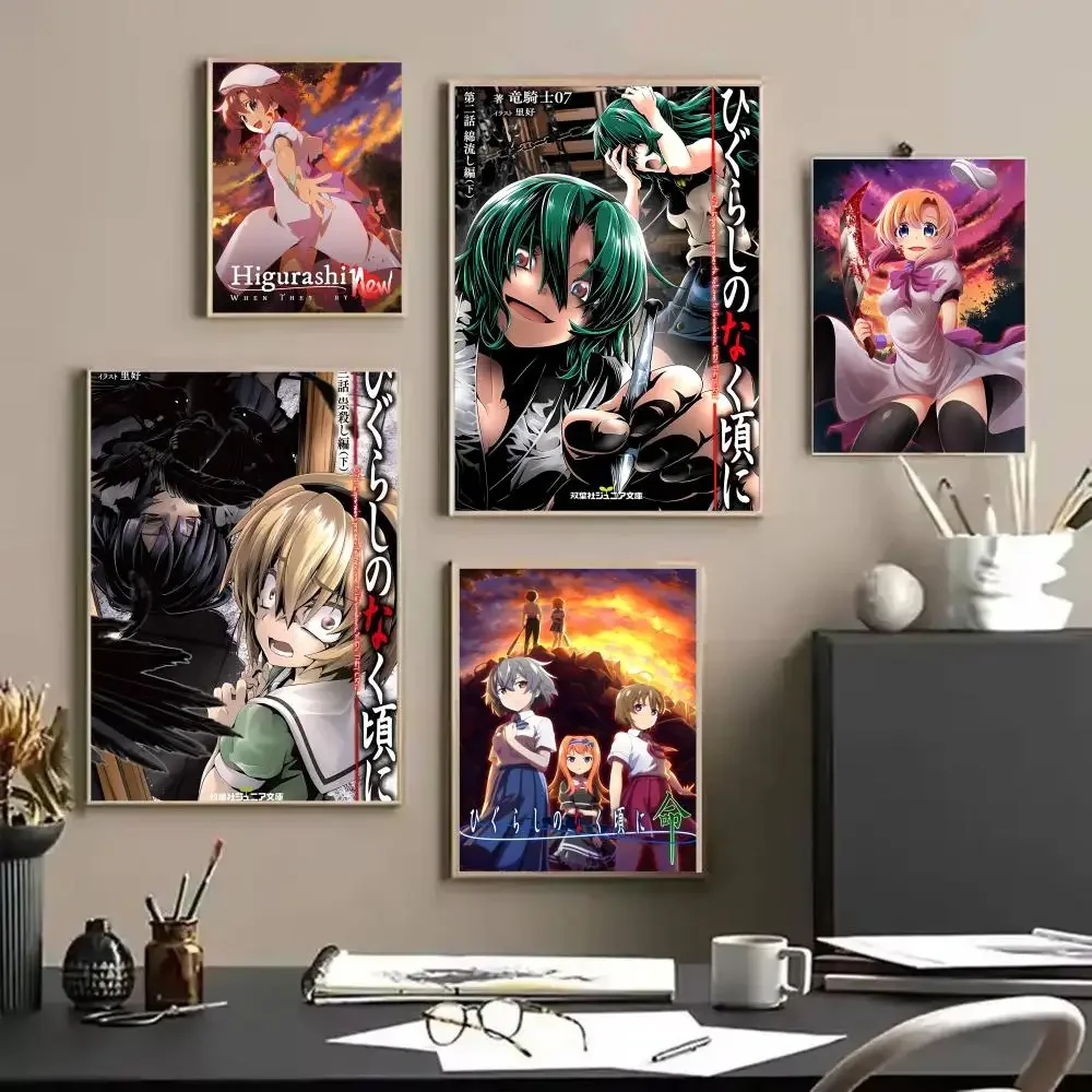 Anime H-Higurashi When They Cr - Anime Cosplay Wallpaper avis et prix
