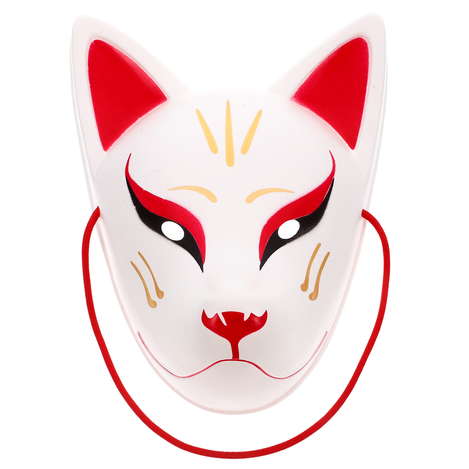 Japanese White Kitsune Fox Cat - Anime Cosplay Face avis et prix