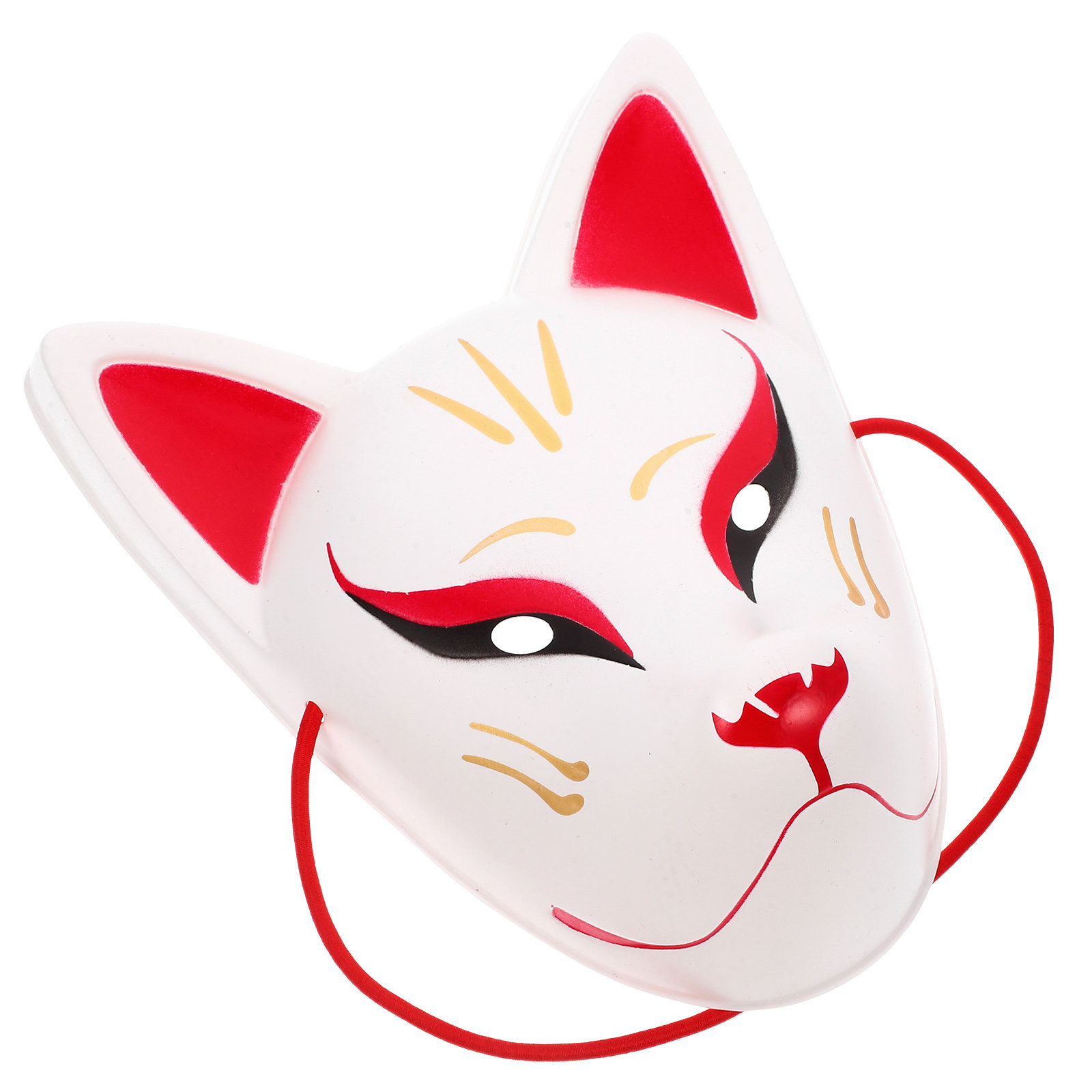 Japanese White Kitsune Fox Cat - Anime Cosplay Face avis et prix