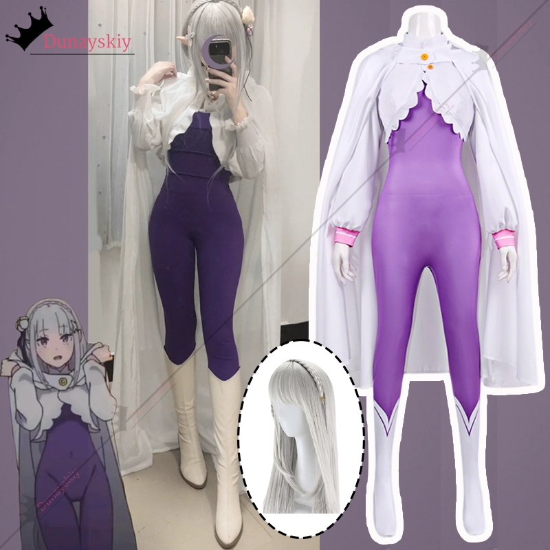 Cosplay Emilia Tight-Fitting B - Anime Cosplay Bodysuit avis et prix