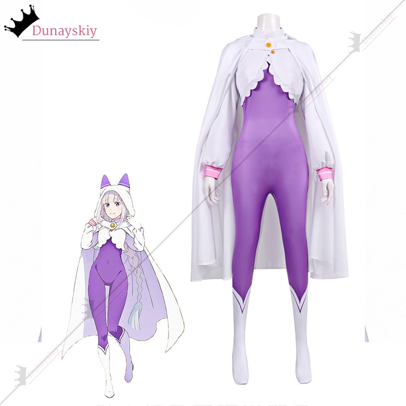 Cosplay Emilia Tight-Fitting B - Anime Cosplay Bodysuit avis et prix